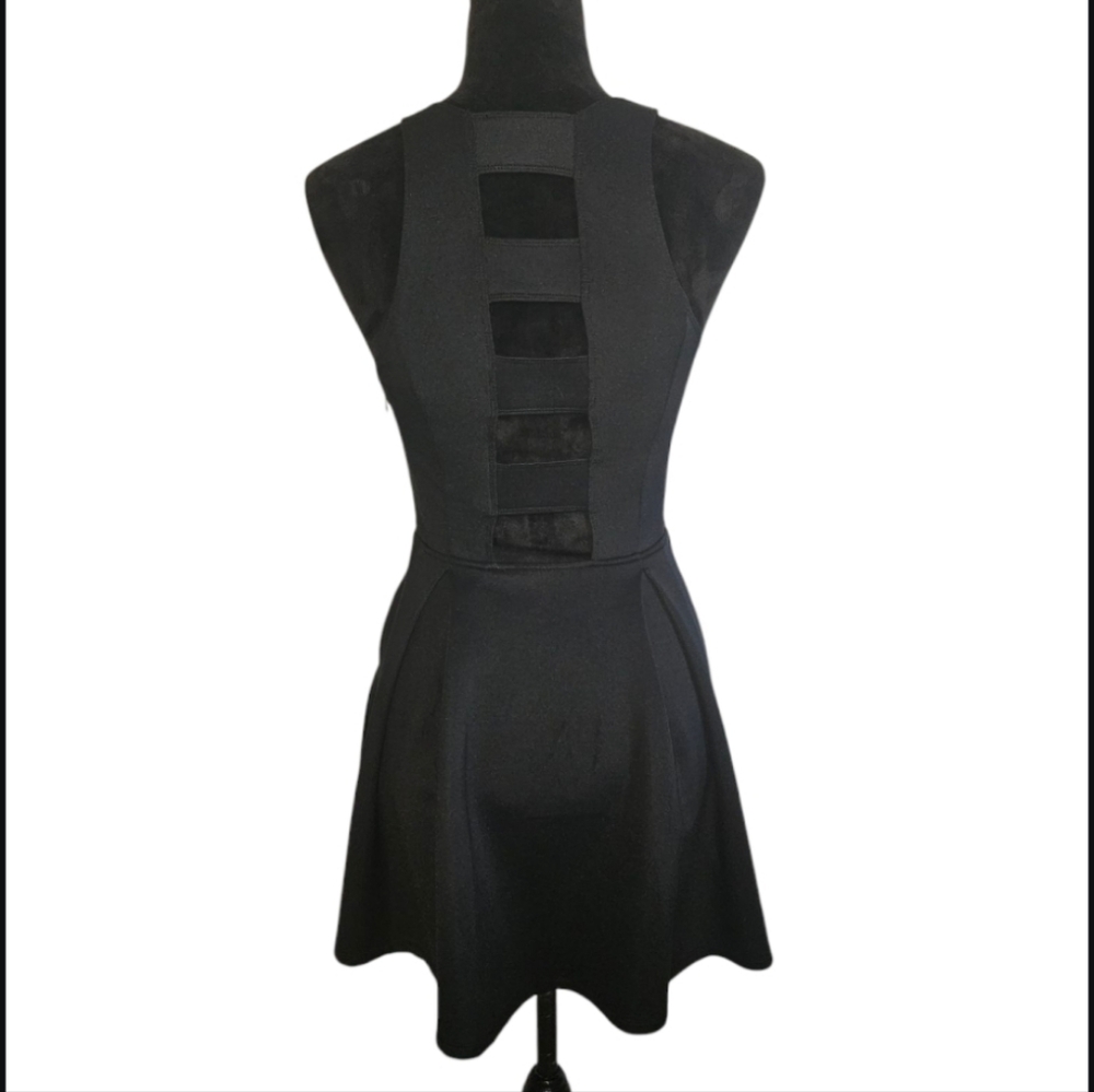 Abercrombie & Fitch Black Jersey Mini Dress - Size XS - Picture 4 of 6